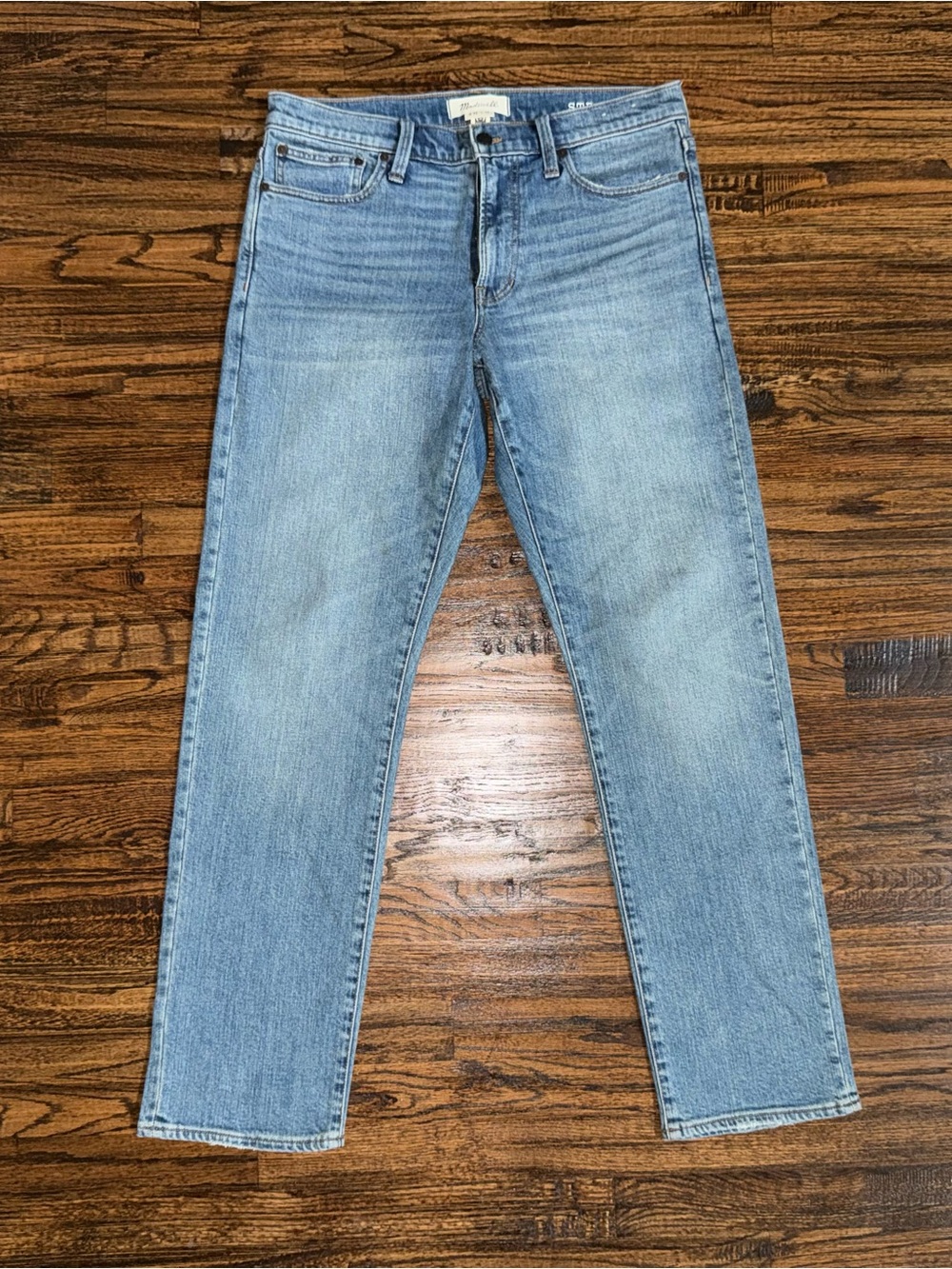 Madewell Denim Pants “The Perfect” Straight Fit Jean Medium Wash Size 32x32